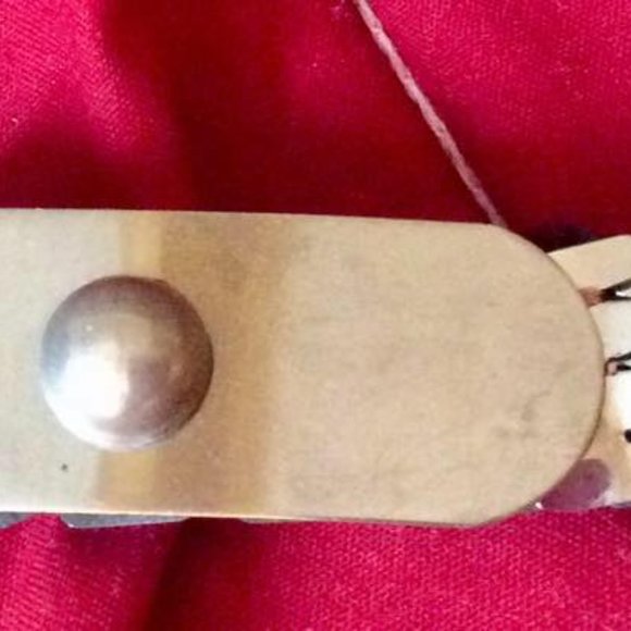 Silver Metal Fish Scale Waist Belt - Picture 2 of 3